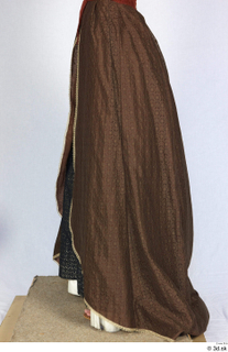  Photos Woman in Historical Dress 58 16th century Historical clothing black skirt brown skirt lower body 0003.jpg